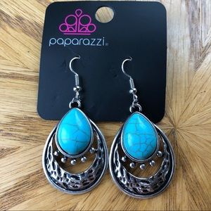 Turquoise Silver Earrings